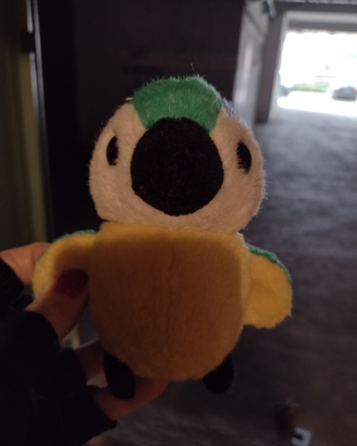 Peluche pappagallo