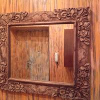 specchio lavorato a mano