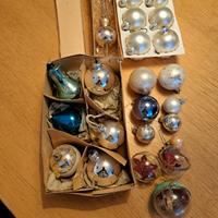 Addobbi natalizi in vetro d'epoca e vintage