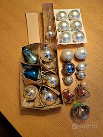 Addobbi natalizi in vetro d'epoca e vintage