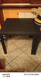 3 tavoli in rattan marca Rossanese 