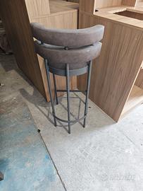 Set Sgabelli Alti Design Moderno -Industrial Bar