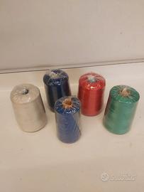 FILO DA RICAMO IN CONI E SPOLOTTI 100% COTONE