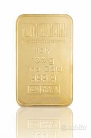 Lingotto Oro Puro 100 gr