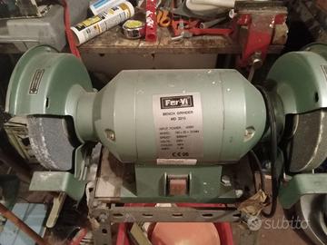 smerigliatrice fervi 400 W e piedistallo