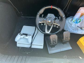 Playstation 4 + Dualshock + Racing Wheel RWA