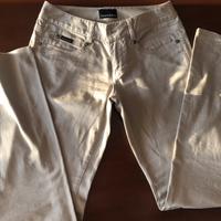 Jeans in cotone colore beige Calvin Klein tg S/M