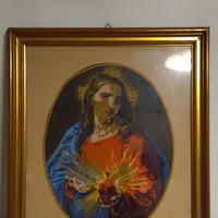 Quadro all'uncinetto 