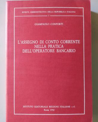 assegno conto corrente pratica operatore bancario