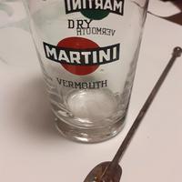 Set barman Martini Dry Vermouth anni 50