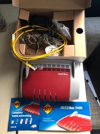 Modem/Router Fritzbox 7490 per fibra FTTC/FT