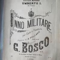 Spartito per canto e pianoforte del 1880.