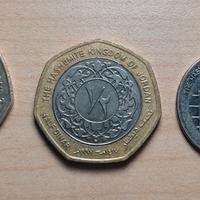 3 monete Giordania Hasemite Kingdom