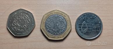 3 monete Giordania Hasemite Kingdom