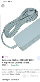 Caricatore Apple A1202