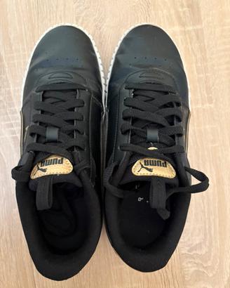 Sneakers Puma nere e oro tg. 39