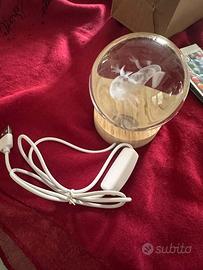 Lampada Notturna Axolotl Sfera 3D LED USB