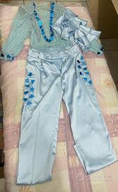 Vestiti da ballo azzurro per uomo alto 1.80