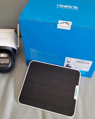 Telecamera Reolink TrackMix 4K a batteria + solar