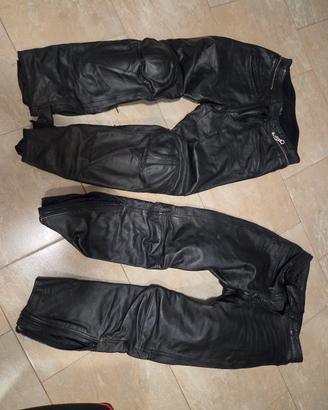 pantaloni pelle moto tg 48 italiana 