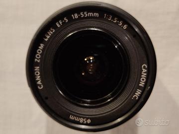 Obiettivo Canon Zoom lens EF -S 18-55mm f/3,5 –5,6