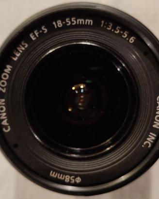 Obiettivo Canon Zoom lens EF -S 18-55mm f/3,5 –5,6