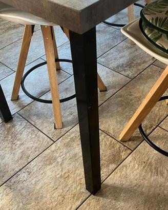 Tavolo da pranzo industriale 180x80