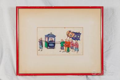 4 Tempere Cinesi fine '800