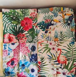 Federe per cuscini 45x45 fantasie tropocali