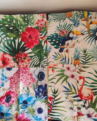 Federe per cuscini 45x45 fantasie tropocali