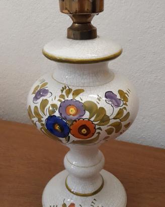Portalampada in ceramica