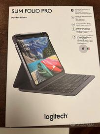 Logitech Universal Folio Cover iPad o Tablet con Tastiera Bluetooth