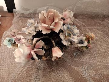 vaso fiori capodimonte