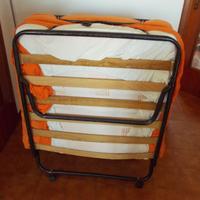 LETTO COMPLETO  PIEGHEVOLE CON RUOTE