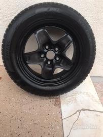 4 gomme invernali con cerchioni golf 6 usate