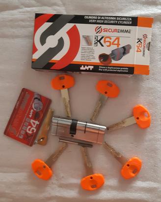 Cilindro serratura SECUREMME EVO K64 -(LK01)