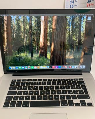 MacBook Pro 15” tetina SSD 250 / RAM 16 Mid 2014