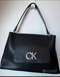 borsa a spalla Calvin  klein nera