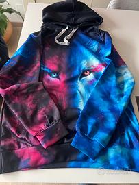 Felpa con stampa di animale