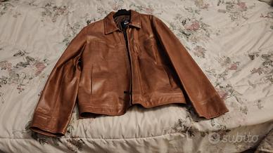 giacca in pelle 
