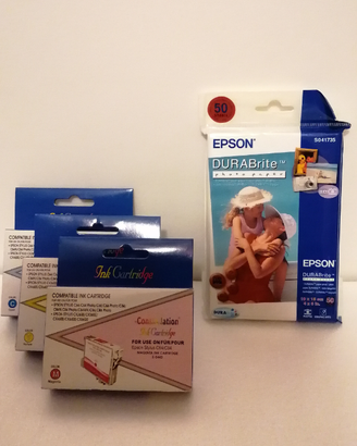 Cartucce stampante epson omaggio carta fotog