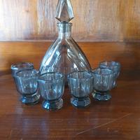 Antica bottiglia in cristallo da rosolio - liquore