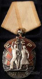 Medaglia Distintivo d'Onore Unione Sovietica