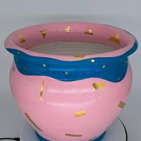 vaso per piante in stucco veneziano 