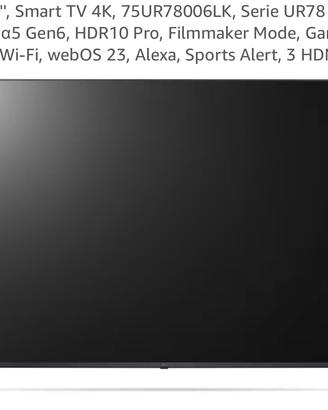 TV 75UR78006LK 75 pollici LG SMART