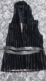 Gilèt da donna in pelliccia vera