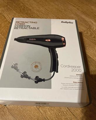 Asciugacapelli Babyliss con cavo retrattile 2000w