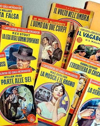 GIALLI stampe dal 1936: 27 di Mondadori + altri 19