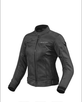 Giacca moto donna Revit Ecplise nera taglia 34