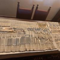 Antico servizio di posate silver plated